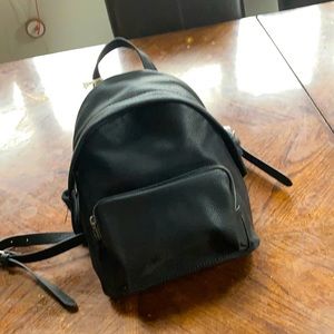 COPY - NWT Black faux leather mini backpack